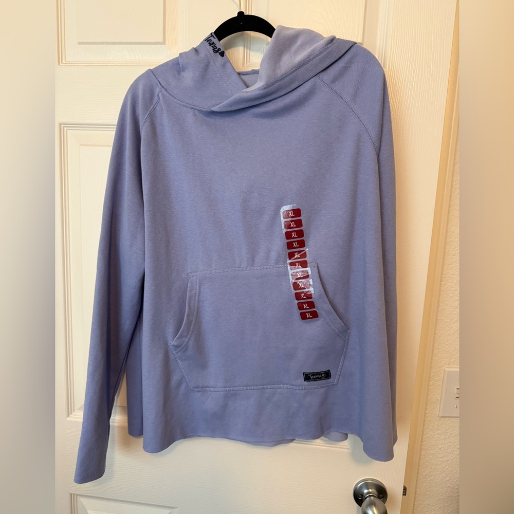 Lavender/ periwinkle Hoodie Texas